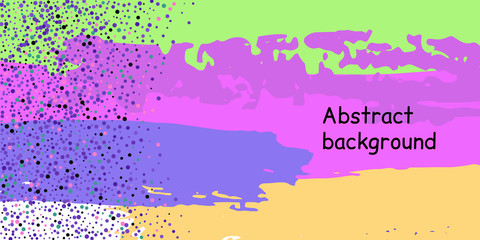 Confetti dots on a striped background