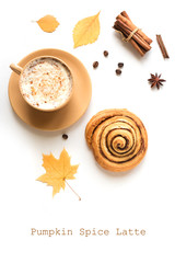 Pumpkin Spice Latte and Cinnabon