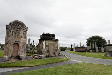 Fototapeta na wymiar Glasgow Necropolis - Glasgow, Scotland, UK