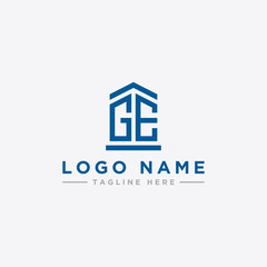 Inspiring company logo designs from the initial letters of the GE logo icon. -Vectors