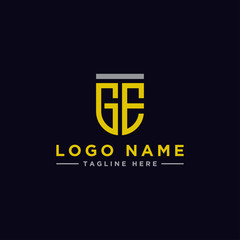 Inspiring company logo designs from the initial letters of the GE logo icon. -Vectors