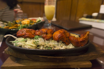 タンドリーチキン　 Gourmet of Tandoori chicken India 