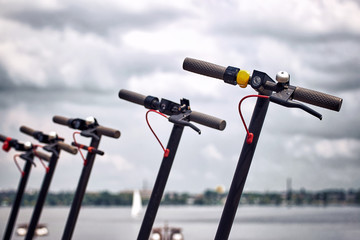 Electric scooter economical vehicle in the city for every day.