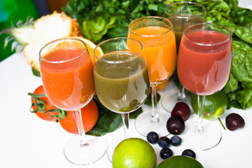 Different Juices Ready to Drink