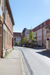 Fototapeta na wymiar Innenstadt von Burg bei Magdeburg im Jerichower Land