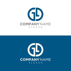 GD logo vector icon download template