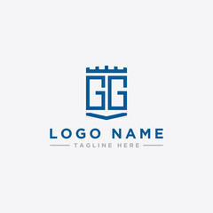 Inspiring company logo designs from the initial letters of the GG logo icon. -Vectors
