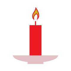 candle icon vector design template