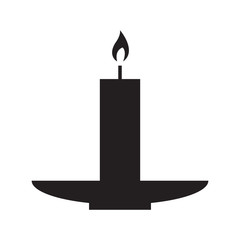 candle icon vector 