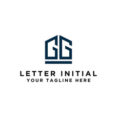 Inspiring company logo designs from the initial letters of the GG logo icon. -Vectors