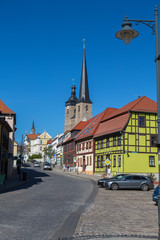 Innenstadt von Burg bei Magdeburg im Jerichower Land