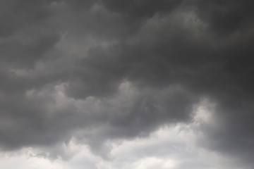 Storm clouds in the sky background. Abstract concept.