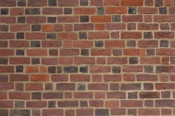 Obraz premium The texture of the old red brick.