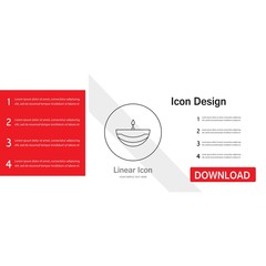 lamp icon creative design templat