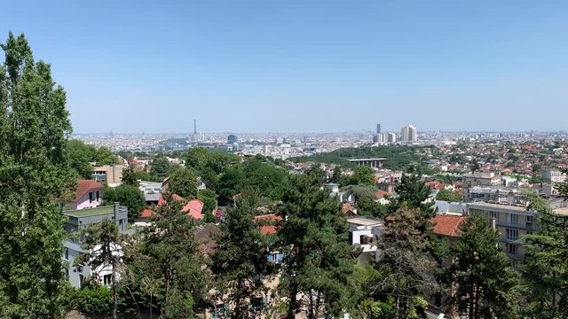 Panorama urbain &agrave; Paris