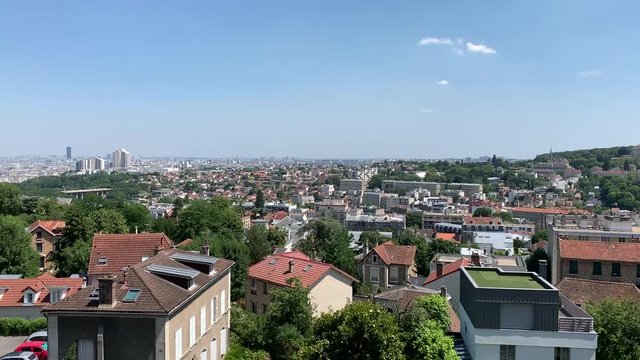 Panorama urbain &agrave; Paris