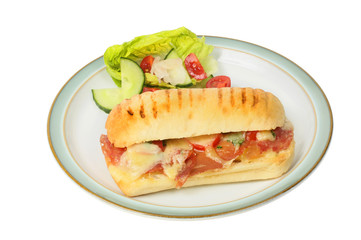Panini and salad