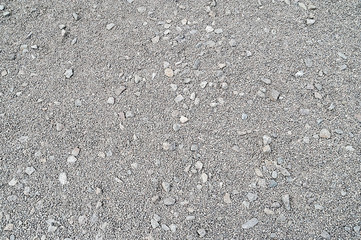 Gravel texture. Small and large stone gravel.