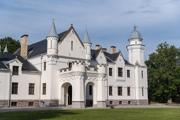 Fototapeta na wymiar Old manor house (1876-1885), know as Alatskivi Loss (castle). Alatskivi, Estonia, Baltic States, Europe
