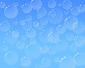 Abstract background with bubbles