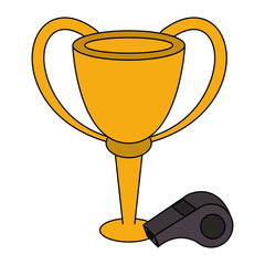 trophy success champion cup cartoon