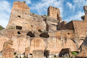 walk through ancient Rome, Italy