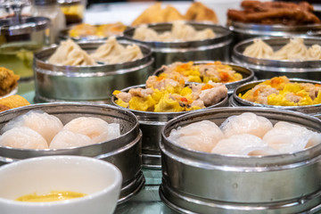 dim sum in the restaurant