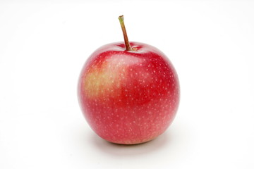 fresh red Apple isolated on white background