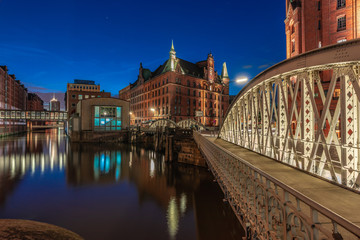 Naklejka premium Hamburg Speicherstadt