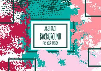 Universal background. Abstract background for your design. Colorful elements. Cover, flyer, banner, web. Creative
