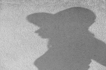 female silhouette shadow
