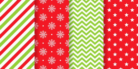 Fototapeta premium Christmas seamless pattern. Vector illustration. Xmas, new year geometric texture.