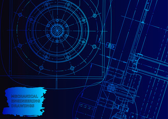 Fototapeta premium Vector engineering illustration