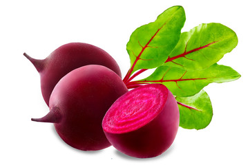 Beetroot on a white isolated background