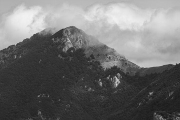 B&W mountain