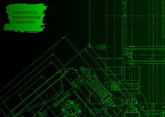 Fototapeta premium Vector engineering illustration