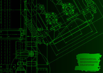 Obraz premium Vector engineering illustration