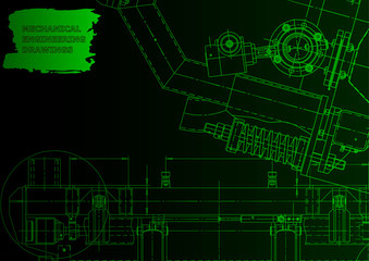 Obraz premium Vector engineering illustration