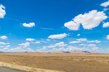 clouds in the desert