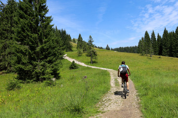 Fototapeta premium MTB am Fockenstein