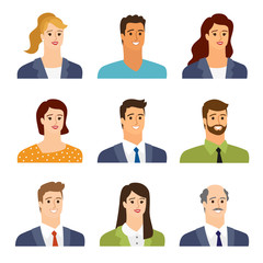Business people avatars