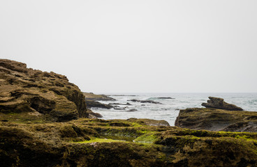the sea and rocks