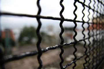 metal fence closer shoot