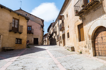 Fototapeta na wymiar peaceful town of castile and leon, Spain