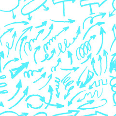 Cute children's Seamless drawing. Colored wax crayons