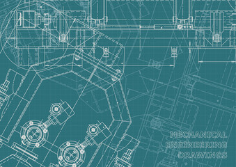 Corporate Identity, plan, sketch. Technical illustrations, backgrounds