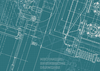 Corporate Identity, plan, sketch. Technical illustrations, backgrounds