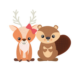 card of celebration with animals