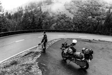 Motorradtour in den Alpen - 282342791