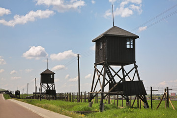 Majdanek concentration camp in Lublin. Poland - obrazy, fototapety, plakaty